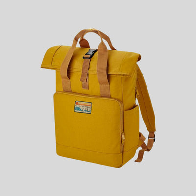 Be in the Moment Classic Recycled Roll-Top Lap-top Backpack