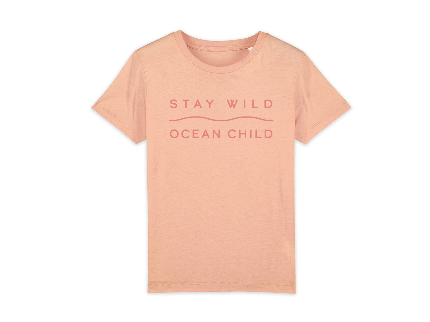 Stay Wild Ocean Child Organic Kids T-Shirt