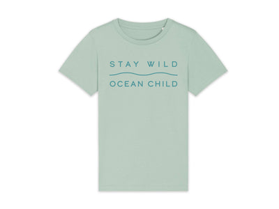 Stay Wild Ocean Child Organic Kids T-Shirt