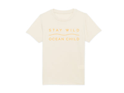 Stay Wild Ocean Child Organic Kids T-Shirt